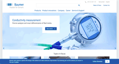 Desktop Screenshot of baumer.com